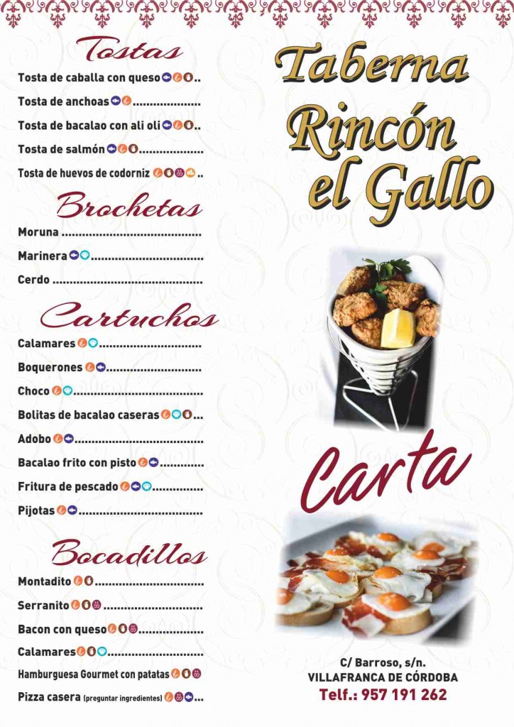 20 CARTAS DE MENU TAMAÑO 1/3 DEL A-3 IMPRESAS A TODO COLOR POR LAS DOS CARAS Y PLASTIFICADAS.